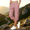Cargo Capris for Women Casual Straight Leg Cropped Pants with Pockets