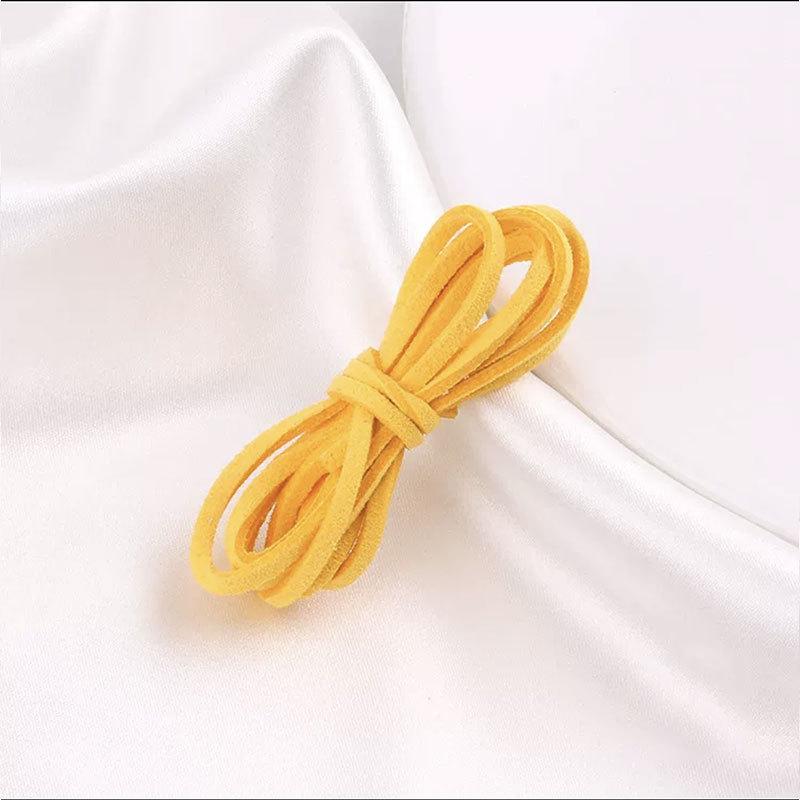 Velvet Faux Leather Cord for DIY Cake Boxes, Jewelry, Hair Accessories, Bouquet Gifts, and Decoration Bows.