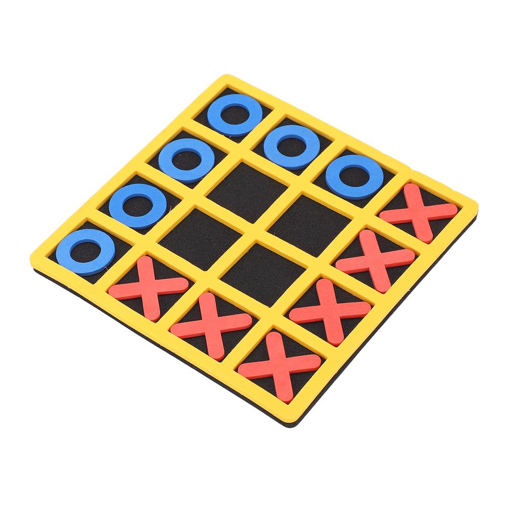 Tictactoe Game Portable and Safe EVA Mini Tictactoe XO Shape Chess Game Educational Toy
