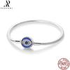 20 Style Original 17CM-20CM 925 Silver Snake Basic Bracelet Heart Moon Star Women DIY CZ Jewelry Fit Beads Charm