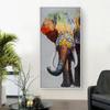 Wandkunst, Gemälde, Leinwand, Poster und Druck, Tierbild, Tierdrucke, Poster, Öl-Elefant, für Wohnzimmer, Heimdekoration, ohne Rahmen