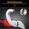 Multifunctional Wrench Set with Three Sides Toothed Thickening and Rust PreventionLarge Openin Multifunctional Manual Tool