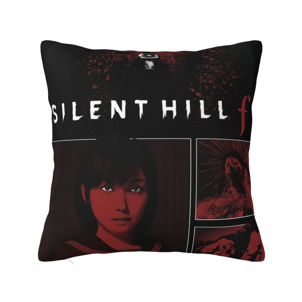 Pillow Cover Silent Hill F Game Hinako Graphic Cushion Cover Fashion Pillow Case For Sofa Car Home Decor Pillowcases