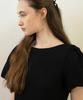 Aejeuipeu Celine Puff Dress (Black)