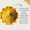 Goldener Shri Yantra für Reichtum, Wohlstand & Positive Energie | Spirituelles Meditationswerkzeug & Geschenkartikel