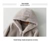 2024 Women's Short Hooded Winter Coat - Thickened Golden Mink Fleece, Eco-Friendly Faux Fur Jackets