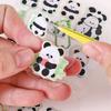 3D Pop Stickers with Soft Animal Durable Perfect for Decorating Your Planner or Perfect for Christmas or Birthday Includes Cute Mini Bubble Stickers