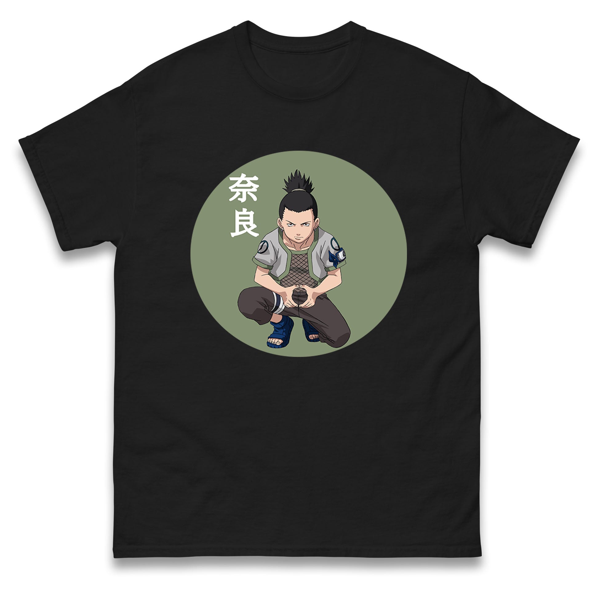 Shikamaru Nara Mens T Shirt Womens Tops Tees Naruto Shippuden Top M