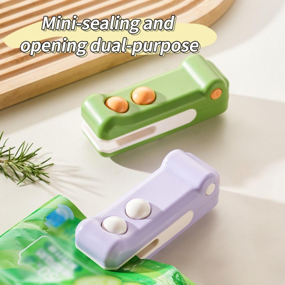 Rechargeable Magnetic Sealing Machine Hand Press Food Sealer Clip Bag  Sealing Clip  Food Storage