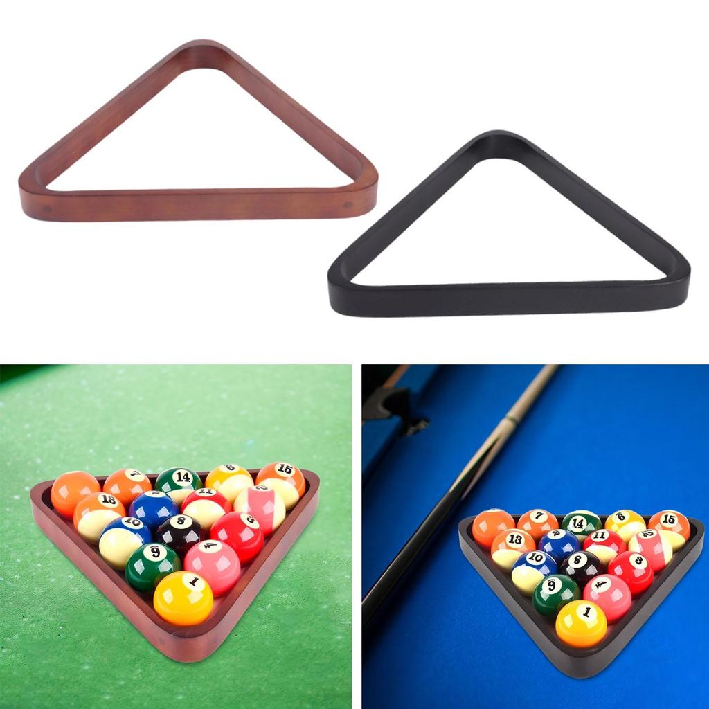 Billiard Ball Positioning Frame Wooden Triangle Rack Pool Table Accessories Tool for Billiards Game Room