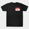 Asian Size Men Black Print T-shirt The Dark Brain Fart No-Cut Heat Transfer Print Cotton Tshirt