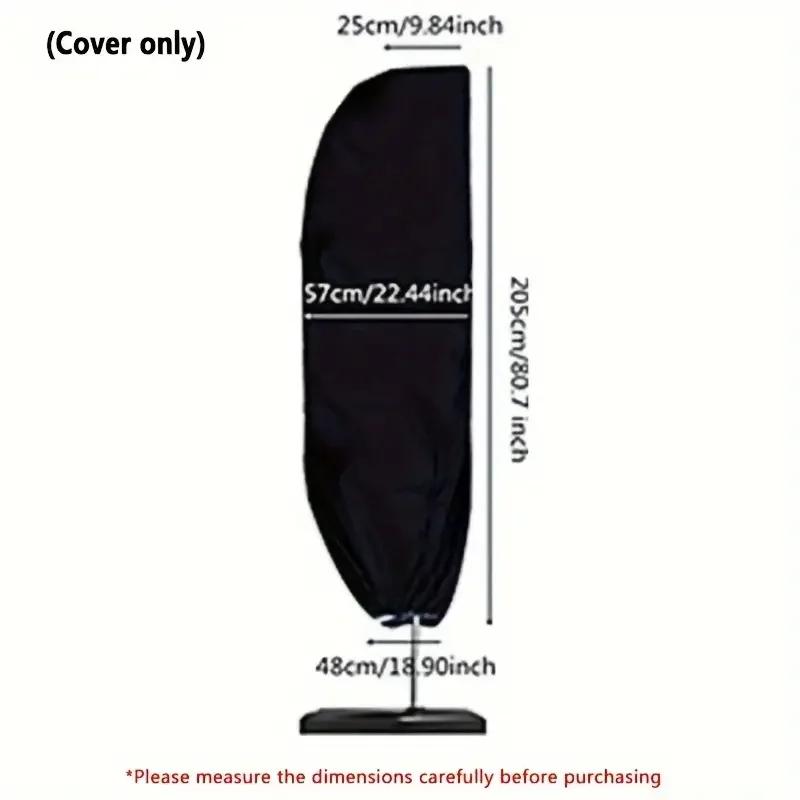 Patio Umbrella Cover Universal Waterproof Cantilever Parasol Cover Oxford Fabric Outdoor Garden Protection