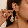 Dopamine Acrylic Heart Earrings - Summer Beach Party Accessories