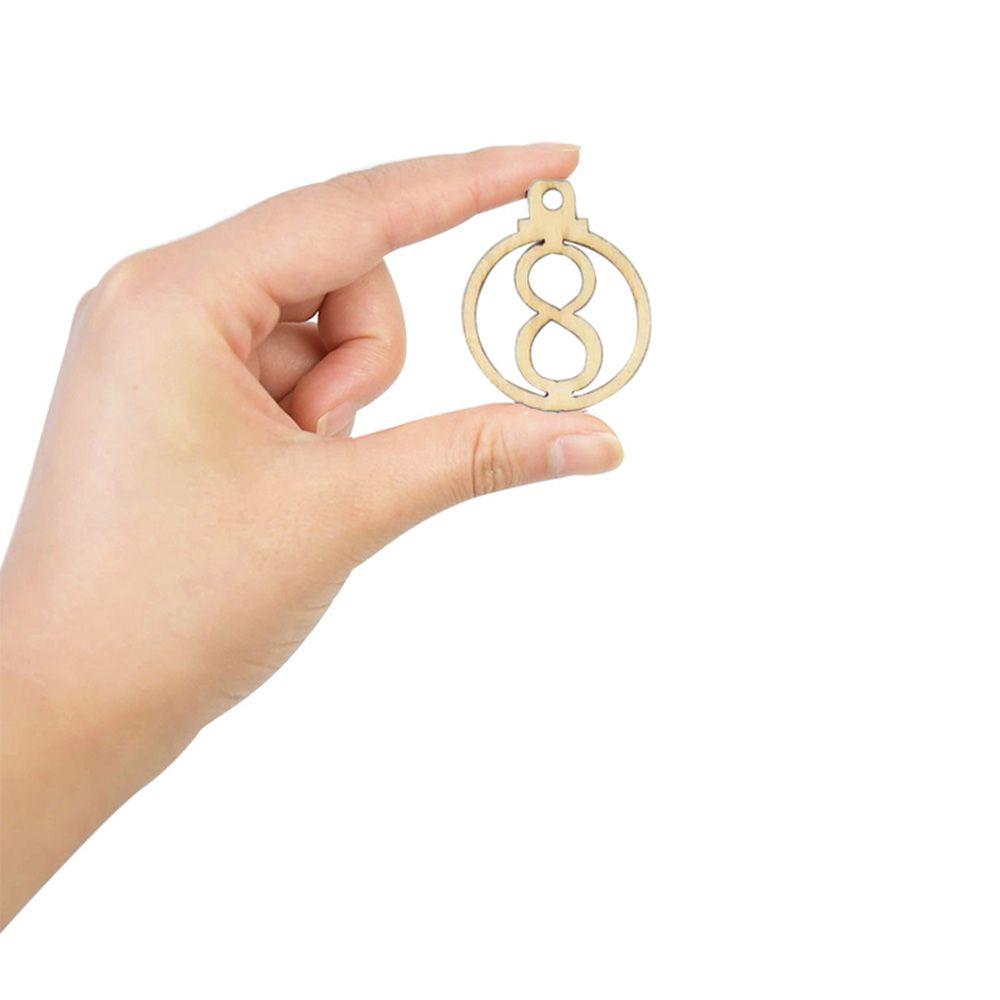 Party Box Decor Wooden Advent Countdown Hanging Tags 1-25 Christmas Calendar Number Label