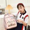 Children's school bag, new cartoon backpack, primary school bag, large-capacity load-reducing ridge backpack, cross