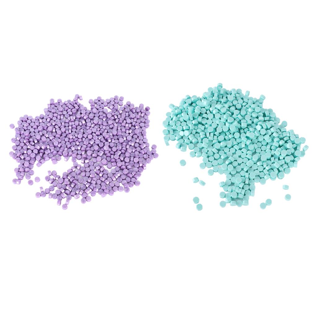 Sealing Wax Beads Pure Color Odourless Smokeless Portable Quick Dry Wax Stamp Beads for Envelope Car
