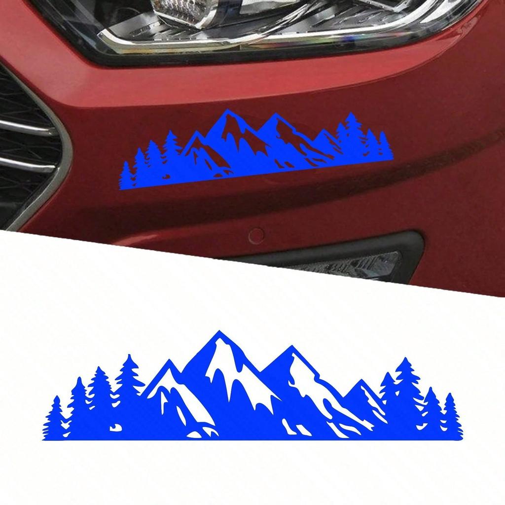 Hot Selling Stickers Forest Snow Mountain Off-Road Modified Car Logo Decorative Stickers Pull Flowers Personalized Car Stickers