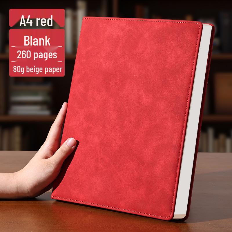 A4 Premium Leather Notebook for Business, Office, or Study - Customizable with Logo