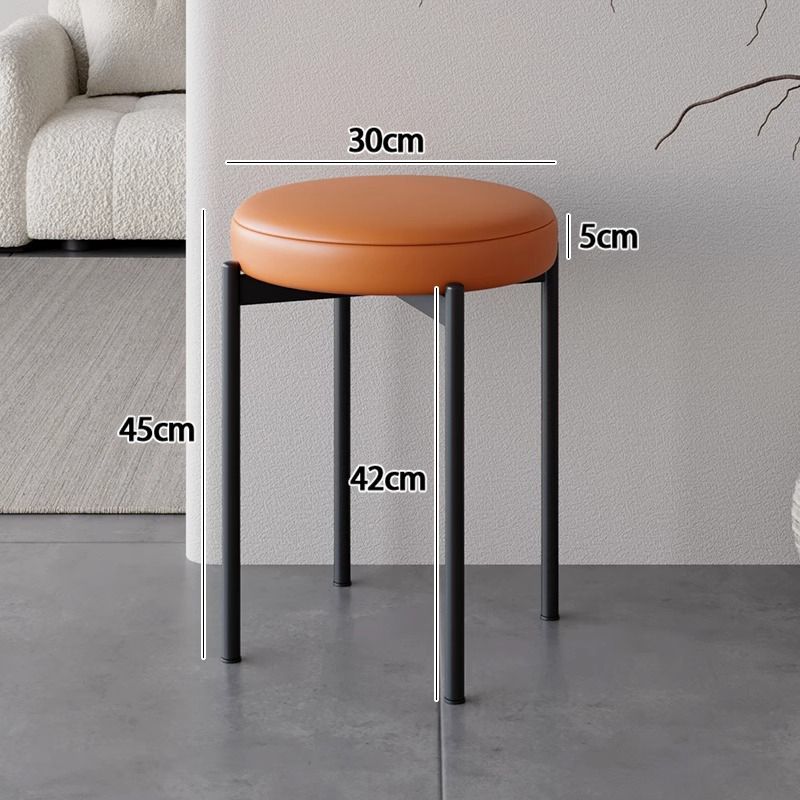 Modern Minimalist Dining Stool Nordic Luxury Design Restaurant Stool Stackable Portable Restaurant Furniture