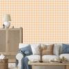 Wallpaper Fabric Pattern Cream and White, Fine Detail 50x1000