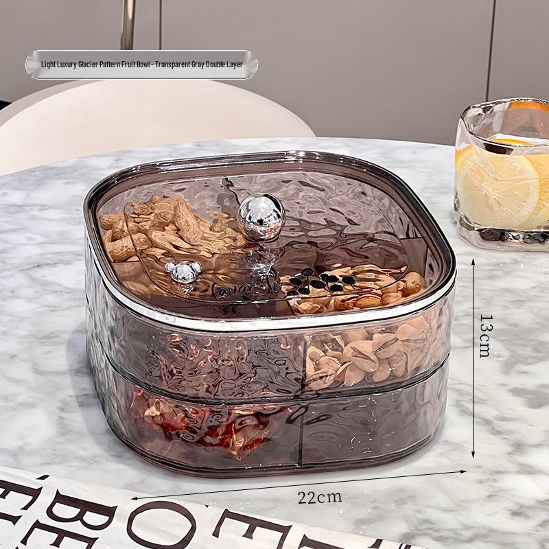 Sealed Compartments Luxury Fruit and Snack Storage Box with Lid