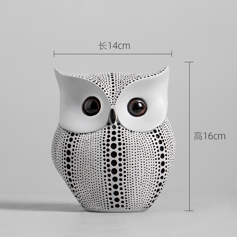 Pompoen Kusama Yayoi Ornamenten Moderne Sculptuur Stippen Uil Vogel Kunst Huis Interieur Decoratie Kantoor Kunst Bruiloft Kerst