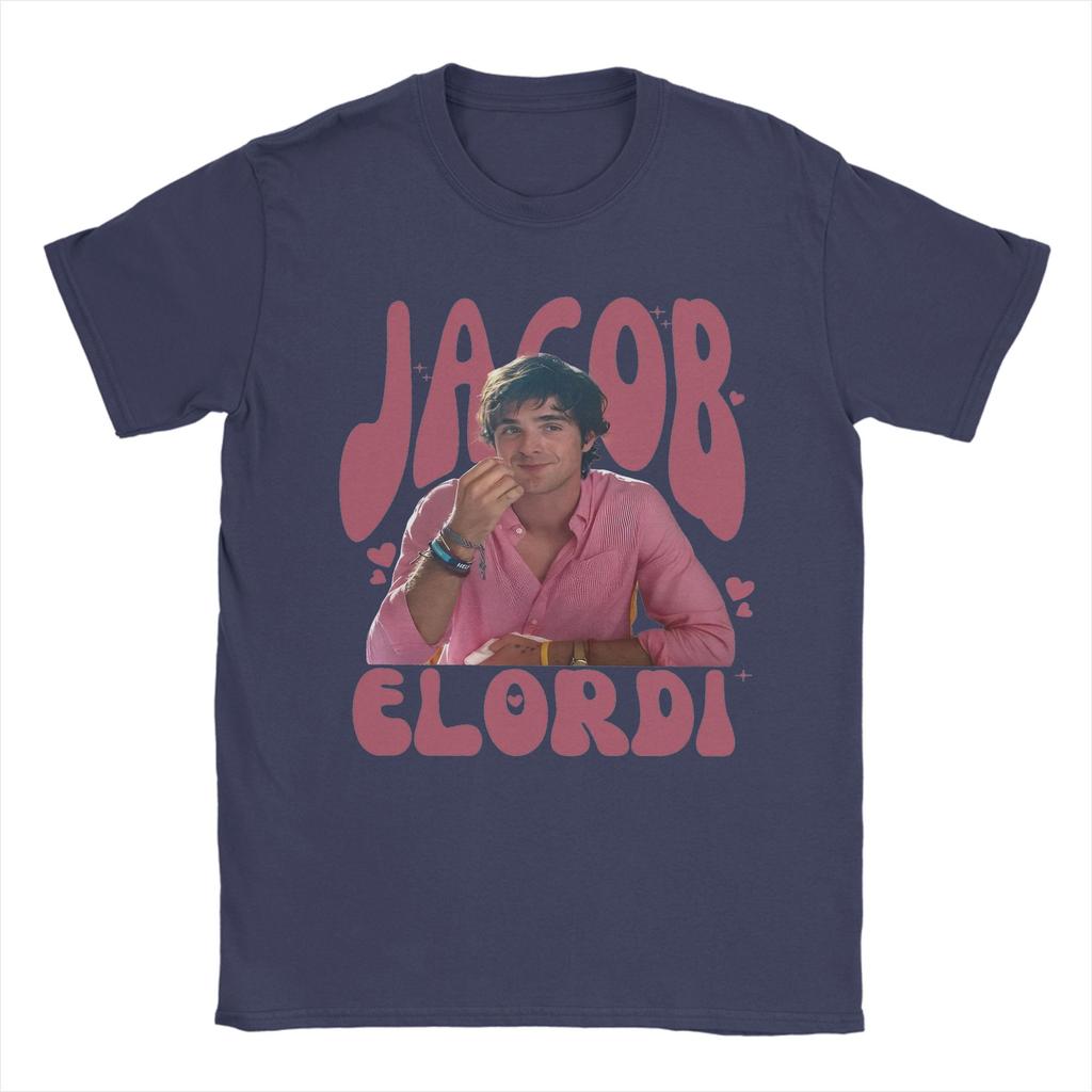 Unisex TShirt Romantic Jacob Elordi Funny 100 Cotton Tee Shirt Short Sleeve T Shirt Round Neck Clothing Graphic Printed