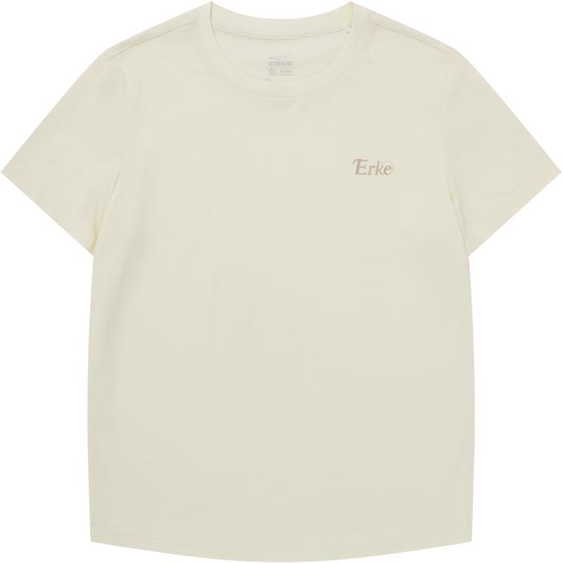 Hongxing Erke Women s Summer Slim Fit Cotton Round Neck T-Shirt XL