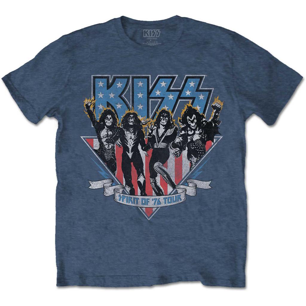 Kiss Unisex Adult Americana T-Shirt