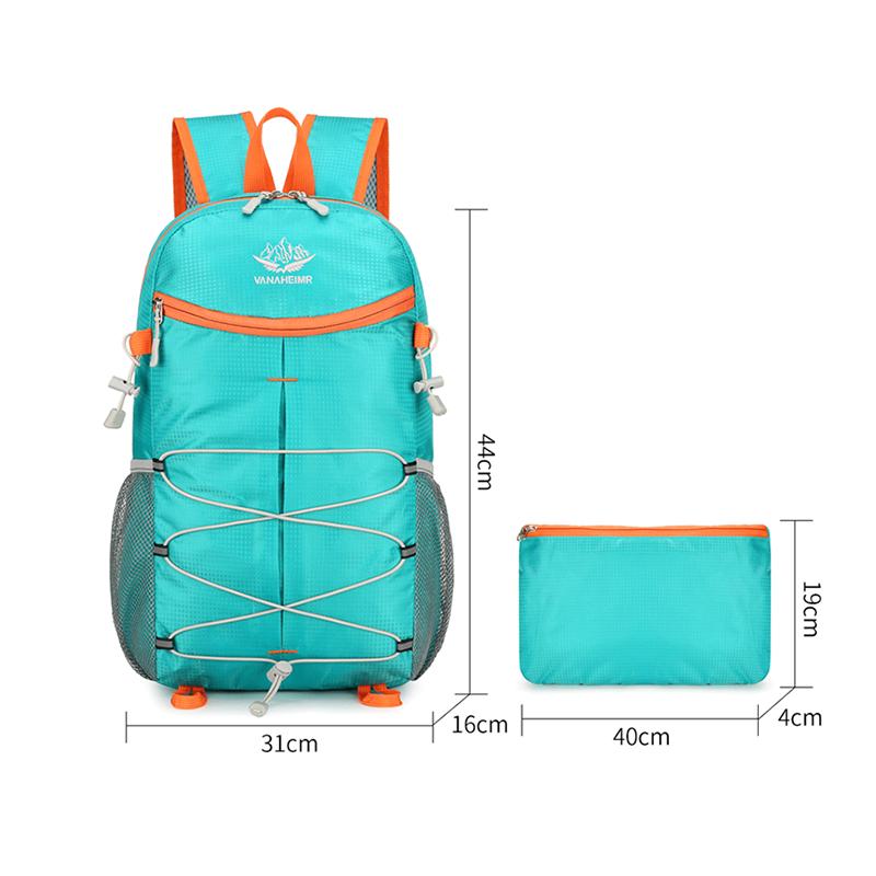 Outdoor Sports Portable Large Capacity Backpack, Suitable for Cycling, Fishing,camping,hiking and Traveling-quick Folding Design