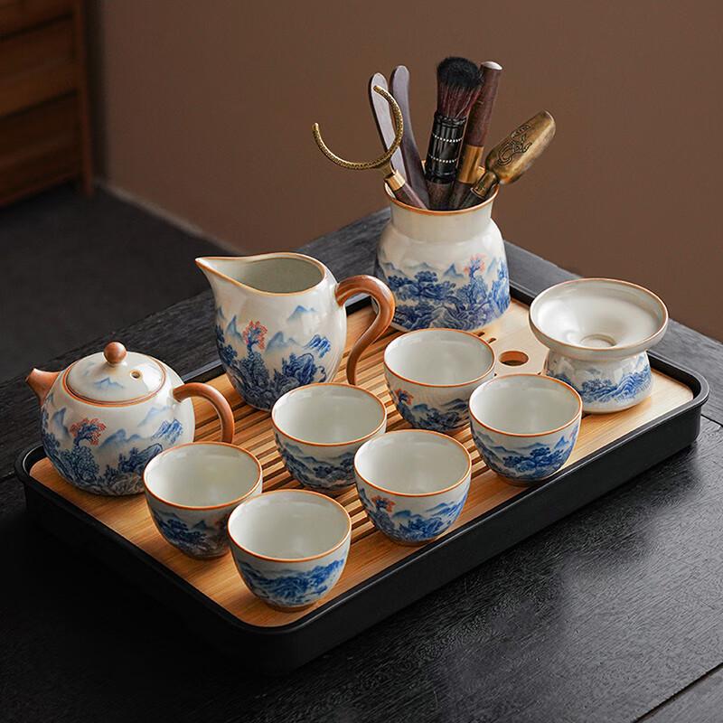 Lainuo Ru Kiln Mountain Wonderland Xishi Tea Set