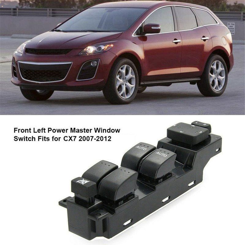 NEW-Power Window Master Control Switch Fit For 2007-2012 Mazda CX7 Front Left Drivers Side Replacement Part GS3L-66-350