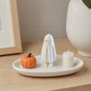 3D Printed Halloween Ghost Figurine, Spooky Ghost Statue, Movable Joints Ghost Fidget Toy, Desktop Decoration for Home Office, Holiday Gifts