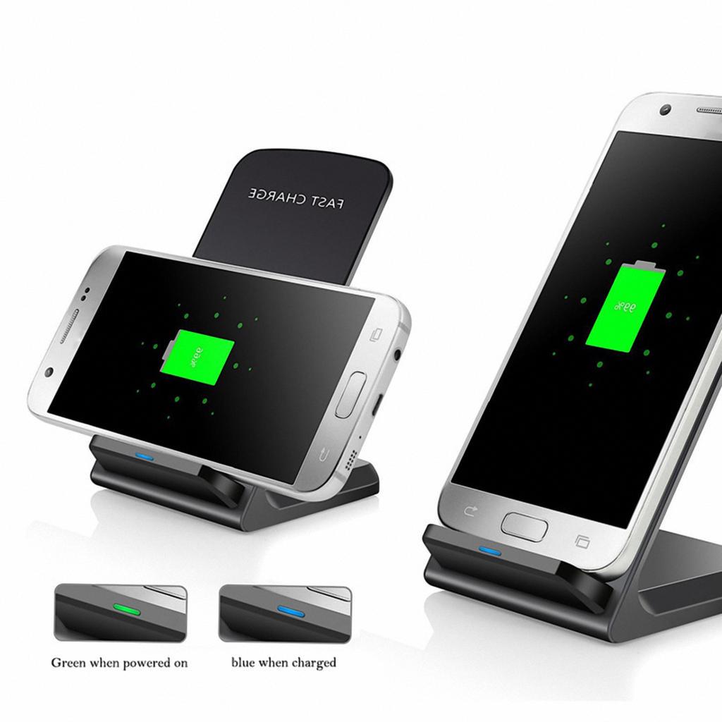 Buy Qi Wireless Fast Charger Charging Pad Mat Dock Stand Station for