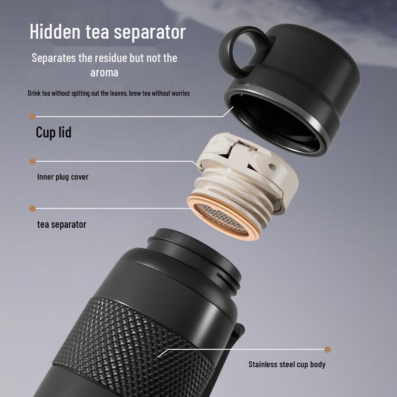 Shangqi Stainless Steel Vacuum Insulated Tea Infuser Bottle