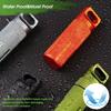 Tragbarer Schlüsselanhänger Pillenhalter Pillen Organizer Reise Wasserdichter Streichholzbehälter Aluminium Luftdichter Schlüsselanhängerbehälter Reise Größe