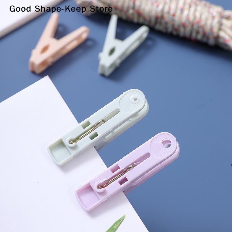 12-Clip Clothesline Colorful Drying Clips Multifunctional Windproof Clothesline Convenient clothes clip clothesline accessories