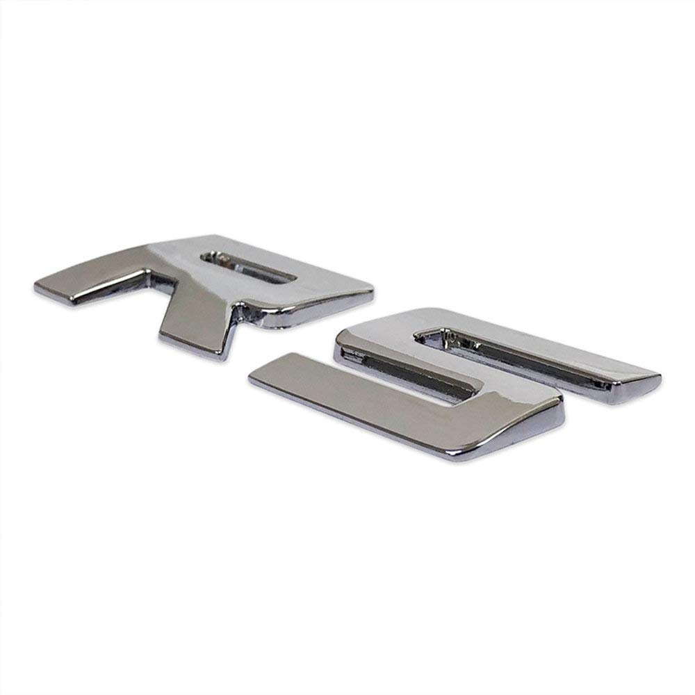 SUNNY Metallic Letter Emblem Set RS Sticker Silver Metallic 3D