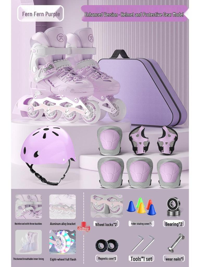 Children's Roller and Ice Skates - Ages 6-12, Beginner to Pro, Boys & Girls Inline Skates