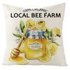 Pillow Farm Sunflower Pillow Cover Happy Summer Thanksgiving Car Waist Support Cushion Home Pillow Cover