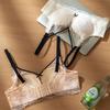 Womens Lace Bra Set Push Up Small Bust Non-Empty Cup Soft Support Adjustable