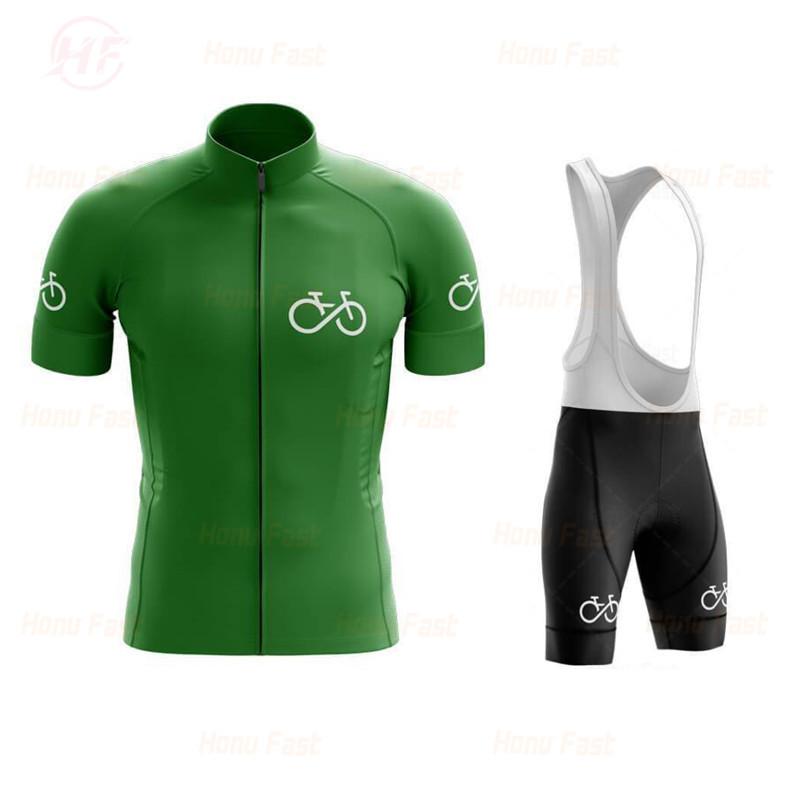 New summer short-sleeved men's cycling suit moisture-wicking bicycle clothing