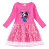 4 Color Kids Girls Kpop Mira Zoey Rumi Hunters Printed Mesh Dress