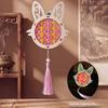 Battery Powered DIY Bamboo Lantern Woven Cartoon Animal Lamp Woven Rabbit Light  Kids Toy