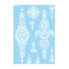 Fake Henna Temporary Tattoo Water Transfer Decals Body Art Sticker  Finger Hand Legs Arm