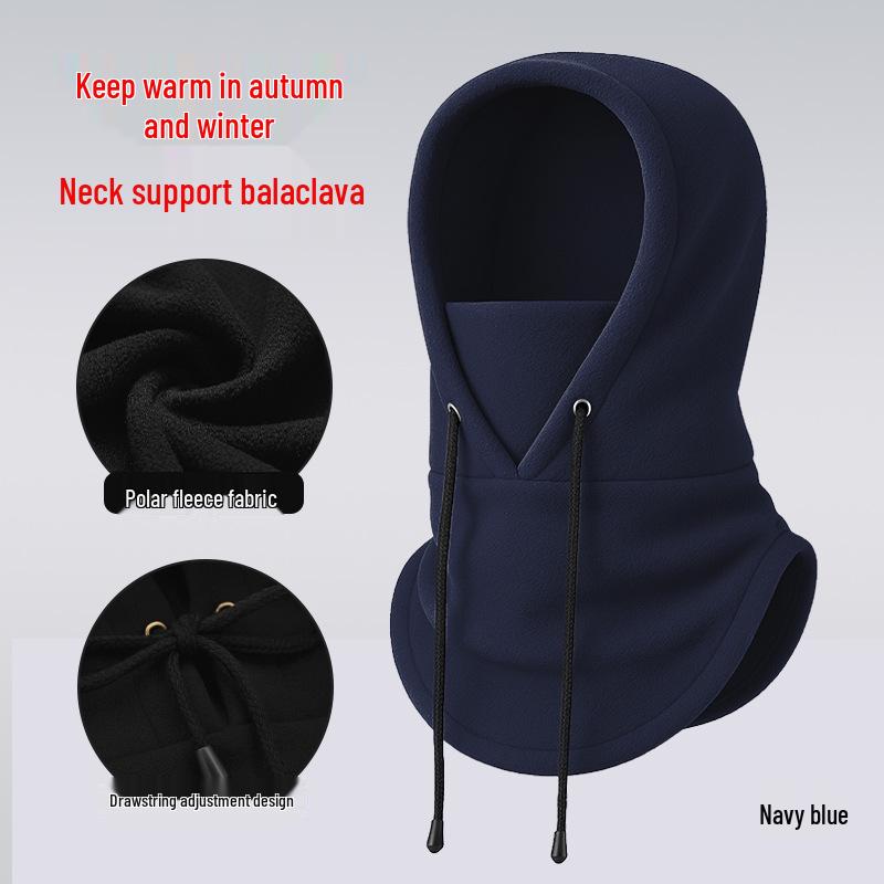 Adjustable Winter Fleece Ski Mask & Neck Warmer Pullover Hat