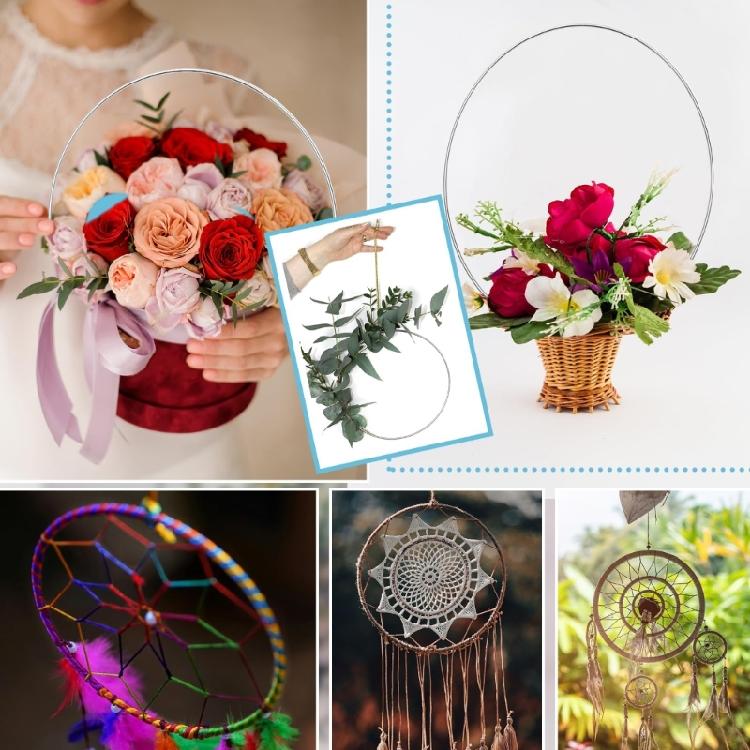 10Pcs Dream Catcher Craft Rings Heavy Duty Iron Dream Catcher Hoops for Dream Catcher Making Creative Crafting Project