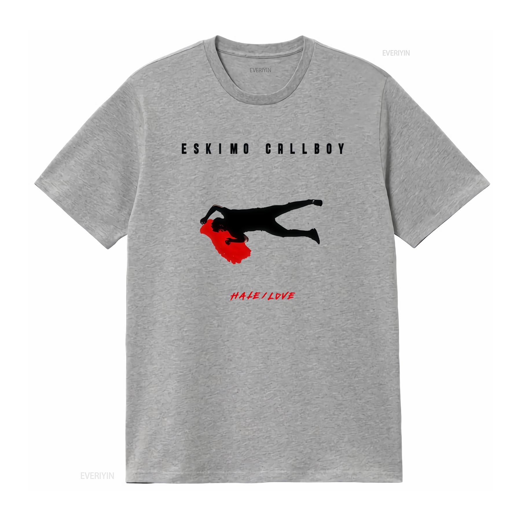 Eskimo Callboy Band Hate Love T Shirt Available in Full Sizes S 5XL vintage Washed homme Stylish Soft designer clothes Casual S