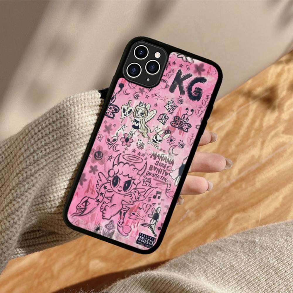 Чехол для телефона Karol G Manana Силиконовый PC+TPU Для Для IPhone 11 12 13 14 15 16 Plus Pro Max Чехол