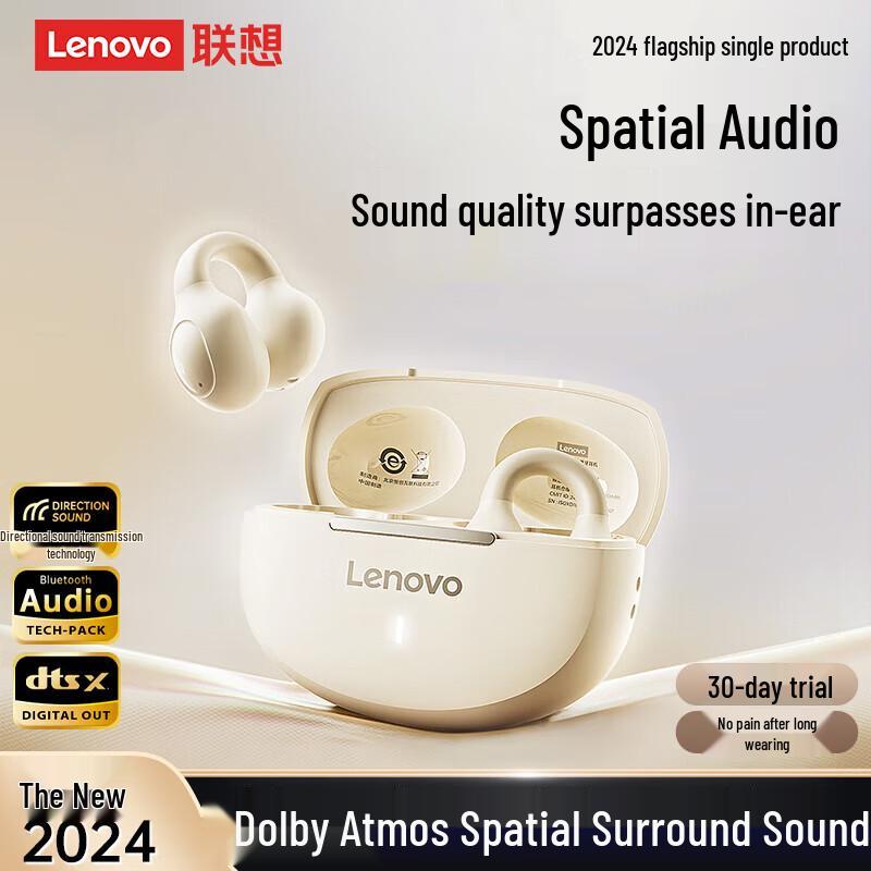 Lenovo EA420 Open-Ear Clip-On Wireless Sport Bluetooth Earphones